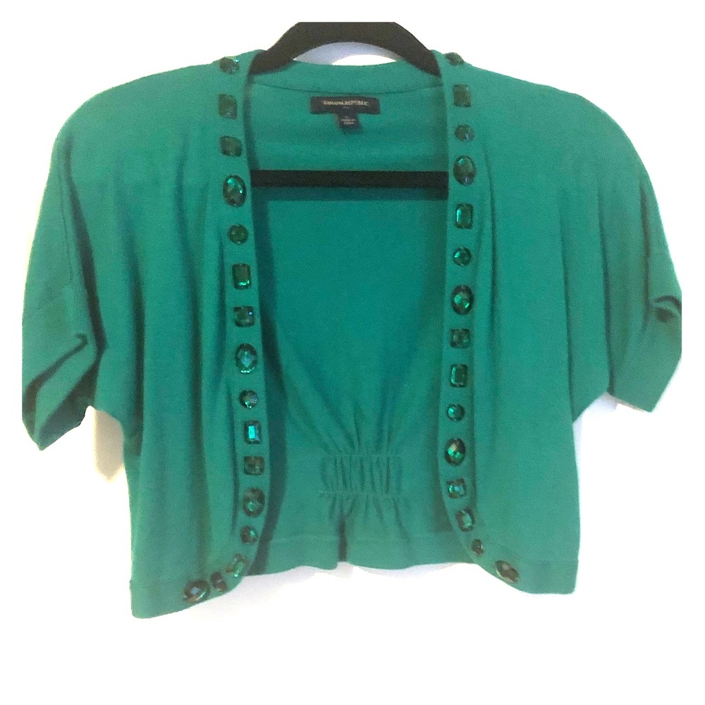 Stunning Banana Republic Emerald Green Shrug